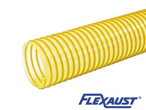 Flextube PU - Leaf Vacuum Hose w/ Wearstrip