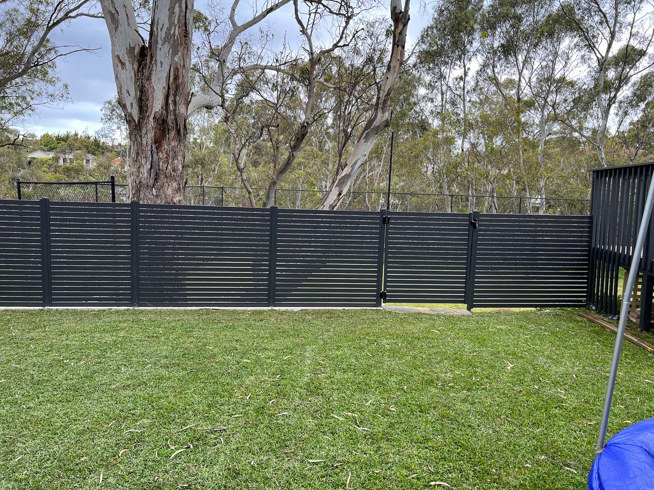 Aluminium Slat Gate Choose Width, Height, Gaps and Colour Assembly