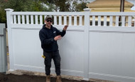 How To Install a Full Privacy Slat Top Fencing Panel