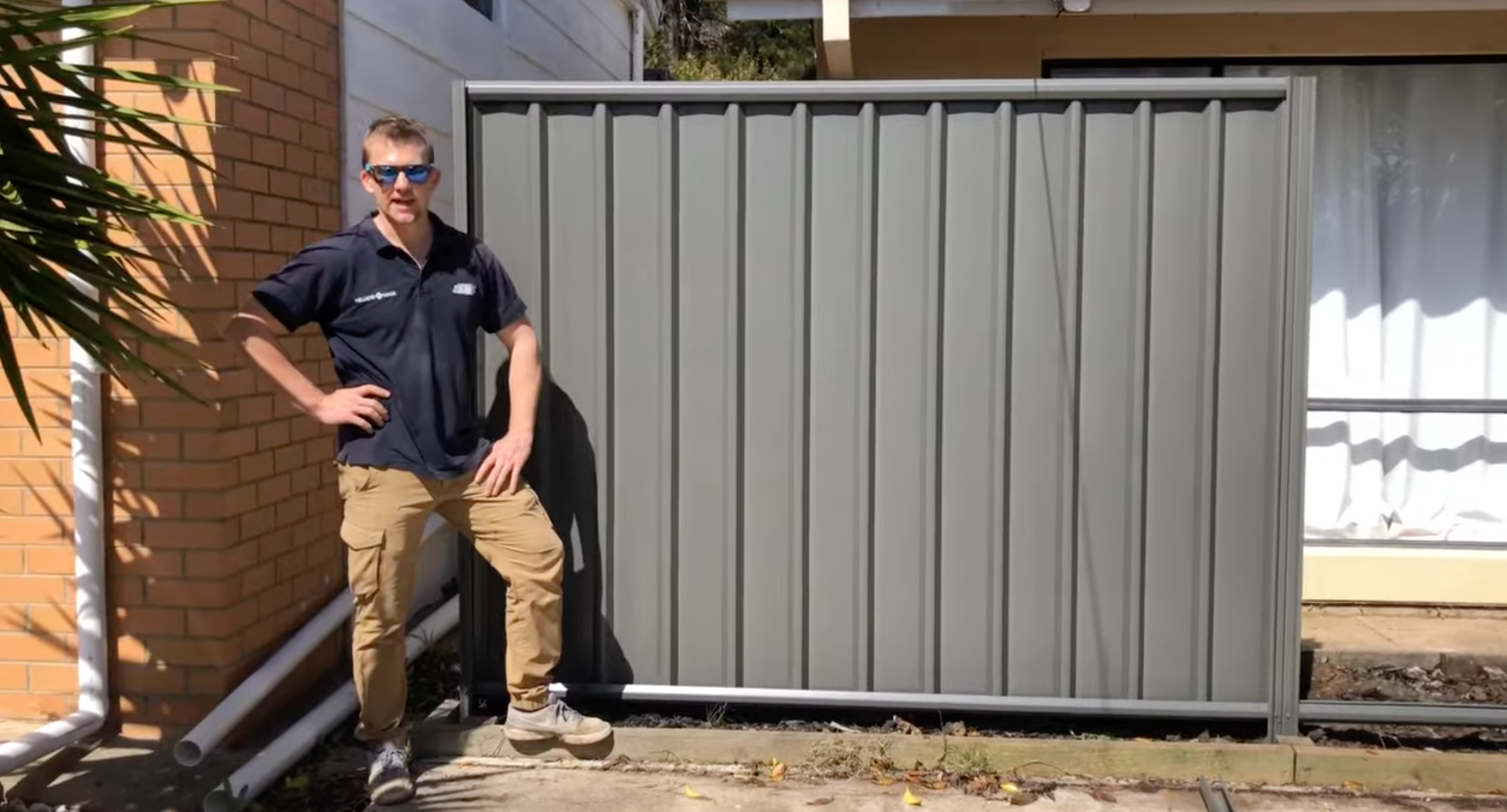 Colorbond Pannel Rib How to Install A Standard Colorbond Fencing Panel - Outback Fencing