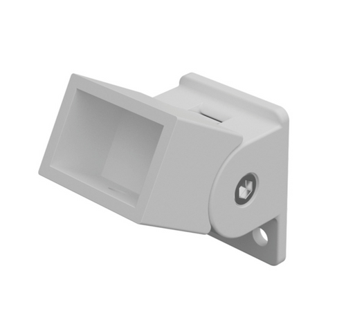 White Pool Fencing - Swivel Vert - White