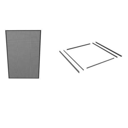 Perforated Pool Fencing Transition Panel + Frame - 1288W x 1888H