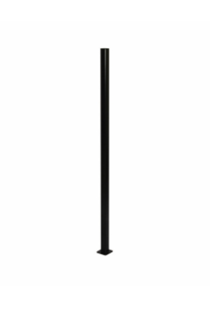 Aluminium Base Plated Latch Post - 50 x 1600mm - Choose Colour