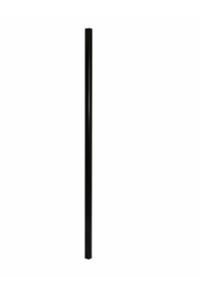 Aluminium In Ground Latch Post - 50 x 2100mm - Choose Colour