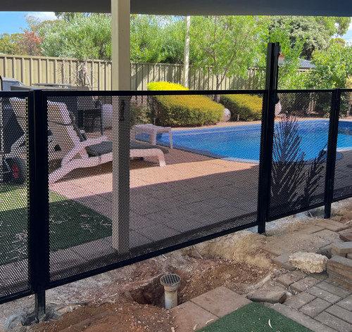 Perf pool fencing panel