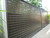 Colorbond slat fencing panel "CRAZY" Package Deal (100% Australian Made) 2.35m long. 2x Posts, 2x Rails, Post Caps and Screws + Slats 70mm with 10mm gap. 25% EXTRA DISCOUNT