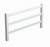 PVC Post And Rail Fencing 2388mm wide x 1400mm high - Fencing Rails Pack - 3x Rails In A Pack - Posts Purchased Separately