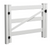 PVC 3 Rail Gate 1800mm Wide x 1300mm high. Flat Pack In A Box - Easily Width Adjustable (Use 2x To Make Double Gate)