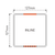2 Way PVC Post (Inline Post) Picket Top Full Privacy - 127mm x 127mm x 2500mm Long. Includes Slimline Post Cap