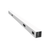 1 Way PVC Gate Post (Includes sturdy aluminium insert) - Picket Top Full Privacy - 127mm x 127mm x 2500mm Long. Includes Slimline Post Cap.