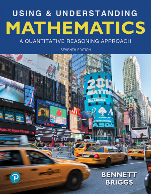 (eBook PDF) Using & Understanding Mathematics  7th Edition  A Quantitative Reasoning Approach