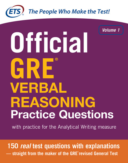 (eBook PDF) Official GRE Verbal Reasoning Practice Questions  1st Edition