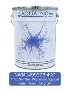 Novalk NWIA149932 THIXO Clear 1K/2K Topcoat, Polyurethane Look