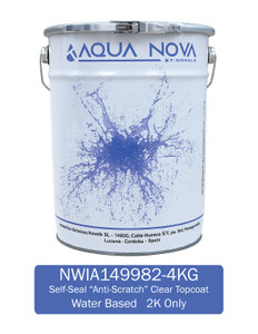 Novalk NWIA149982-4KG Self-Seal “Anti-Scratch” Clear Topcoat Water Based 2K Only
