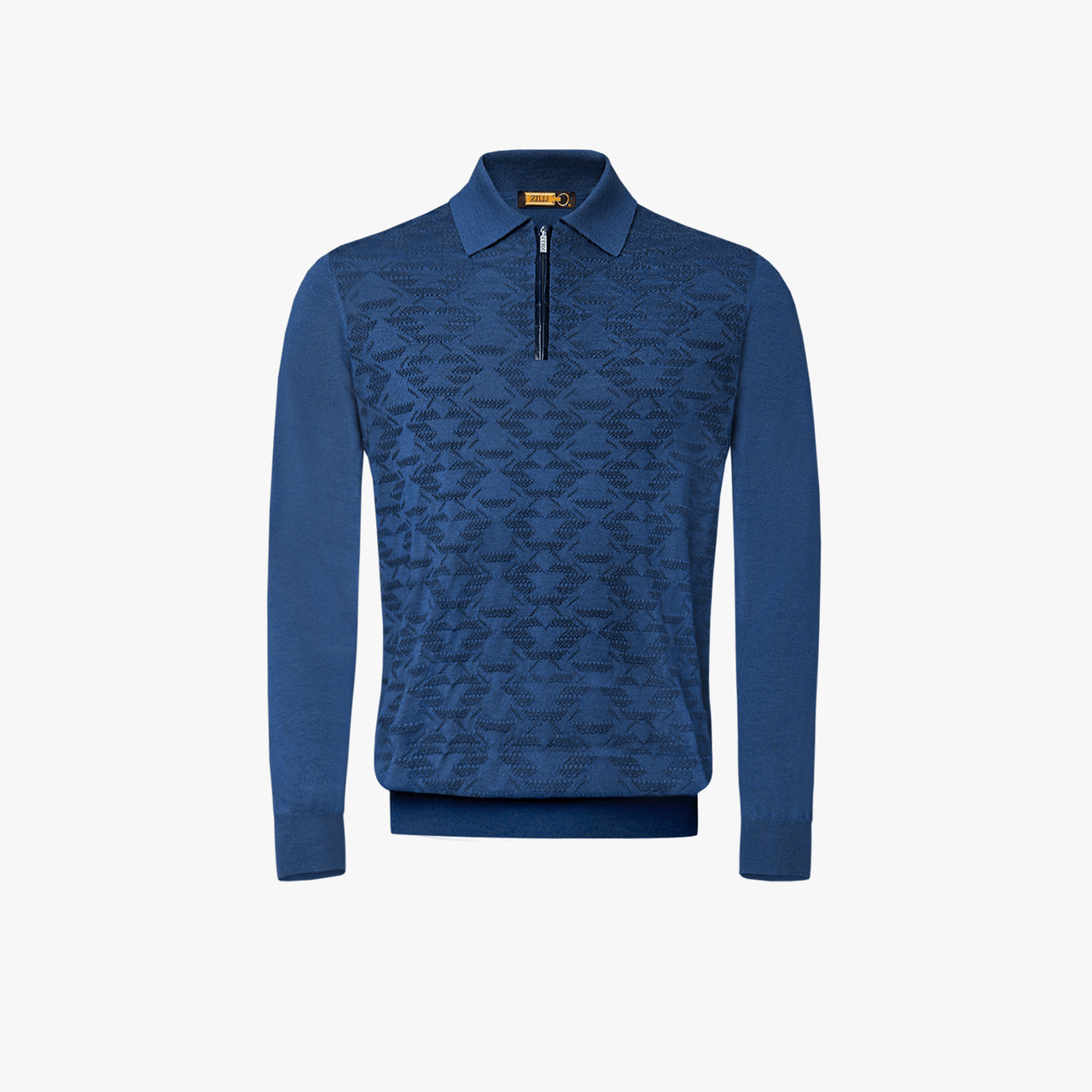 Deep-sea blue polo shirt, 