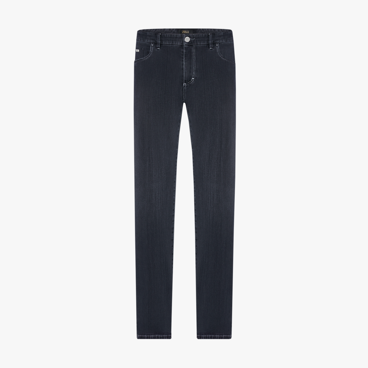Faded black jeans, slim fit - ZILLI