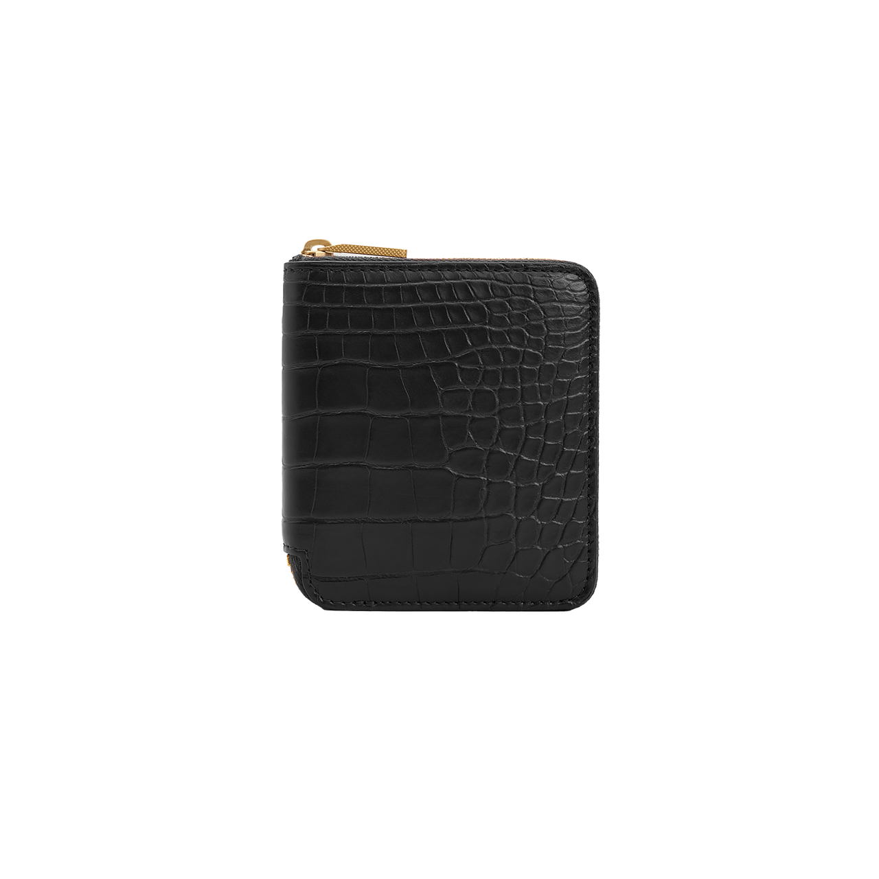 Modern & Functional Leather Zip Wallet in Black Color – OCULT