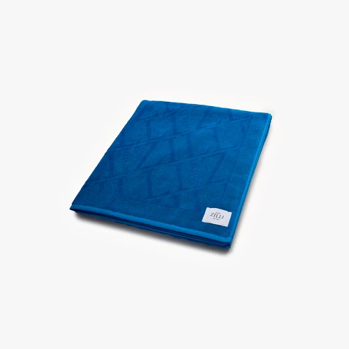 Peacock beach towel, design "Maison ZILLI EST 1965"