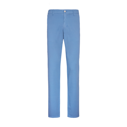 Blue sky pants with semi-elasticated waistband