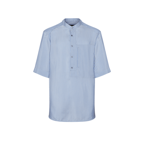 "Bali” pale blue onyx casual shirt