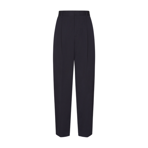Navy blue clip-on pants