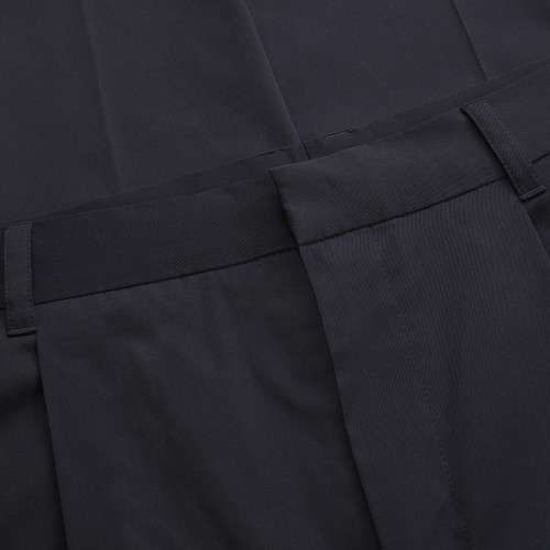 Navy blue clip-on pants