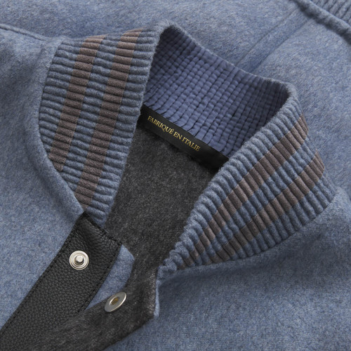 Pale blue onyx bicolor bomber