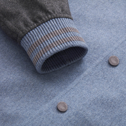 Pale blue onyx bicolor bomber