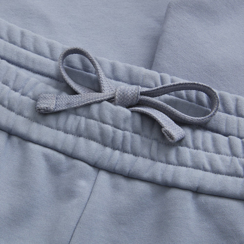 Pale blue onyx jogging shorts, "ZILLI Crest" embroidery