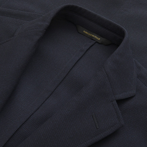 Navy "London" suit, single breasted, two buttons
