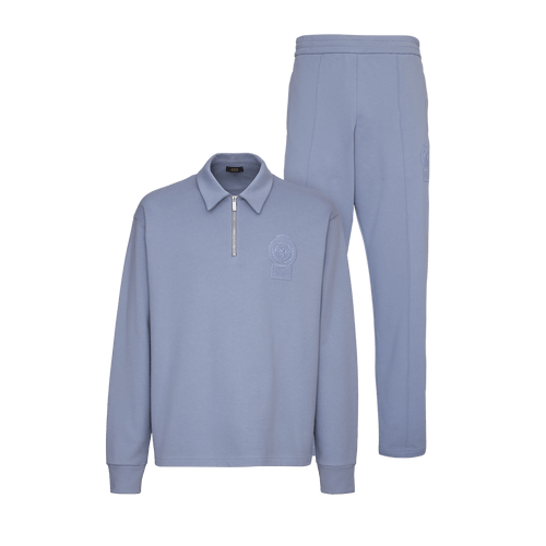 Pale blue onyx jogging set, "ZILLI Crest" Pale blue onyx jogging set, "ZILLI Crest"
