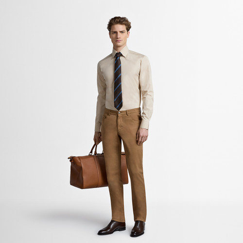 Pale caramel classic shirt