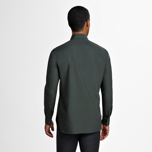 Deep military green classic shirt
