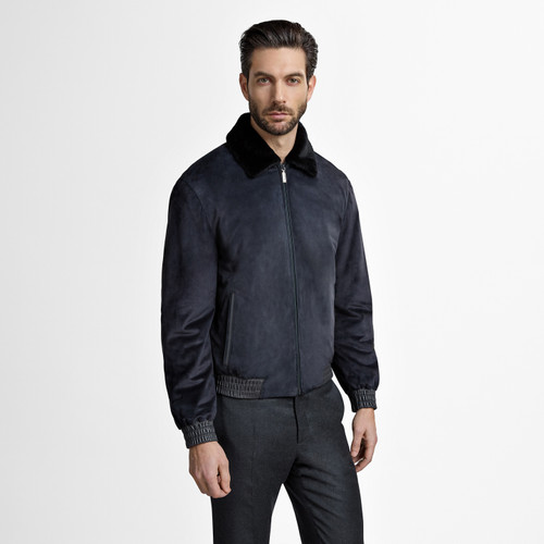 Charcoal “Hike” blouson