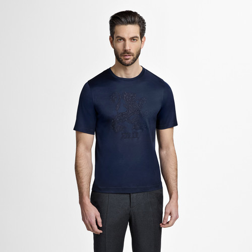 T-shirt "Big Lion" marine foncé