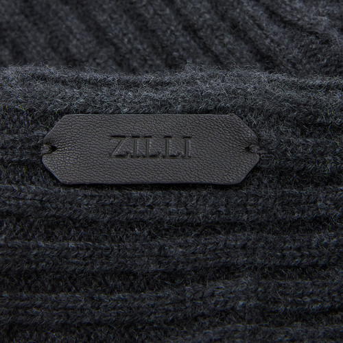 Charcoal solid color gloves