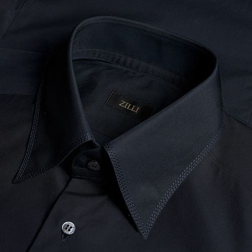Dark navy “Basic” classic shirt 