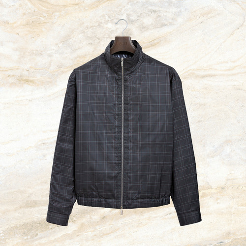 Charcoal gray “Lilla” blouson