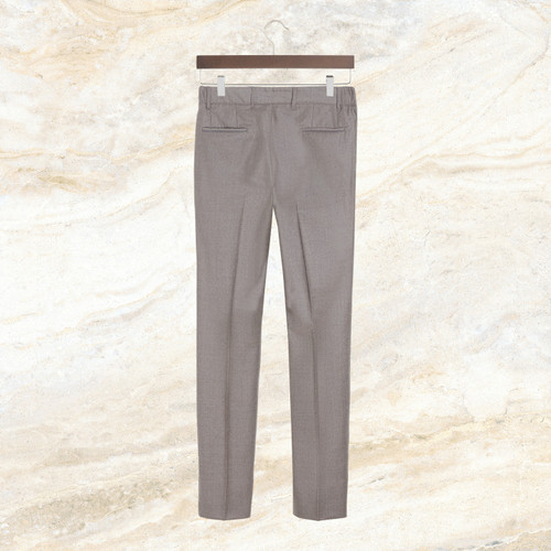 Alpaca “Piping Leather” casual trousers Alpaca “Piping Leather” casual trousers