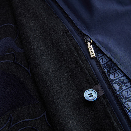 Navy blue “Timbus” parka