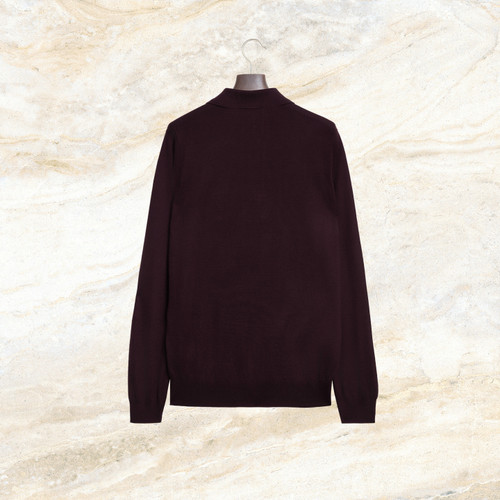 Ruby “Unstructured ZILLI” button-down polo shirt