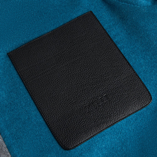 Soft grey “Double” overshirt