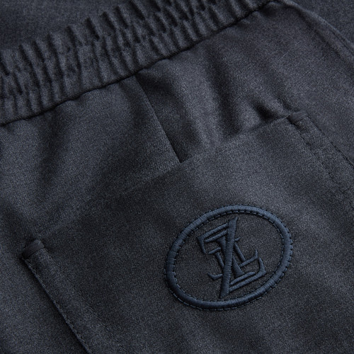 Charcoal grey “Luxury sport” elasticated trousers
