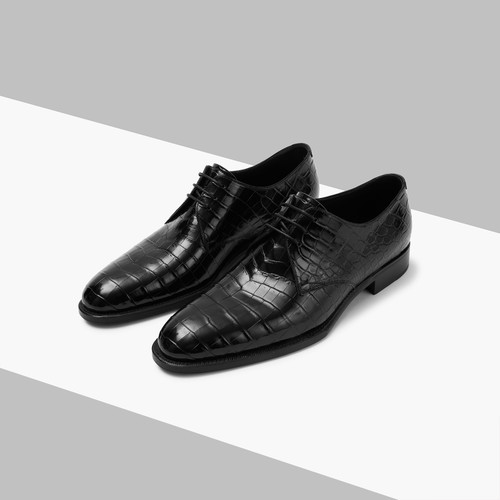 Black crocodile derbies 