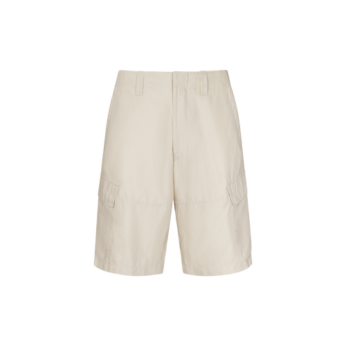 Pale fawn cargo bermuda shorts