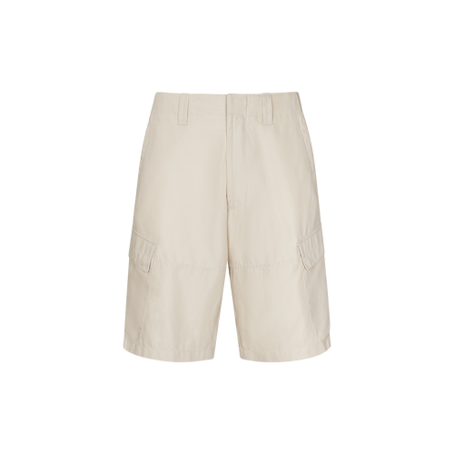 Pale fawn cargo bermuda shorts