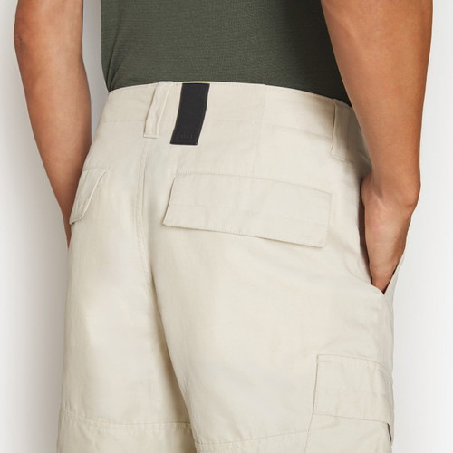 Pale fawn cargo bermuda shorts