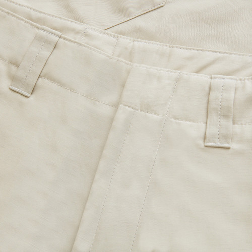 Pale fawn cargo bermuda shorts