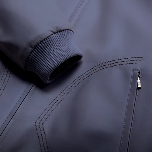  Navy blue “Oryx Intemporel” blouson jacket