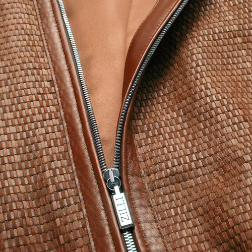 Warm copper “Tobias” blouson jacket